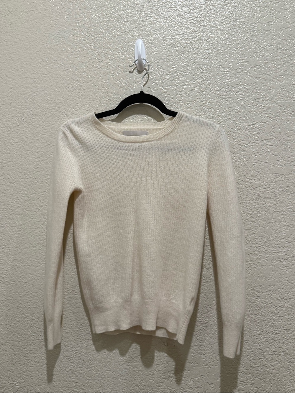 Women's 100% Cashmere Ribbed Sweater